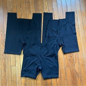 3 Pair AERIE Leggings - Real me cross over 7/8, real me 7/8, chill play move 7/8